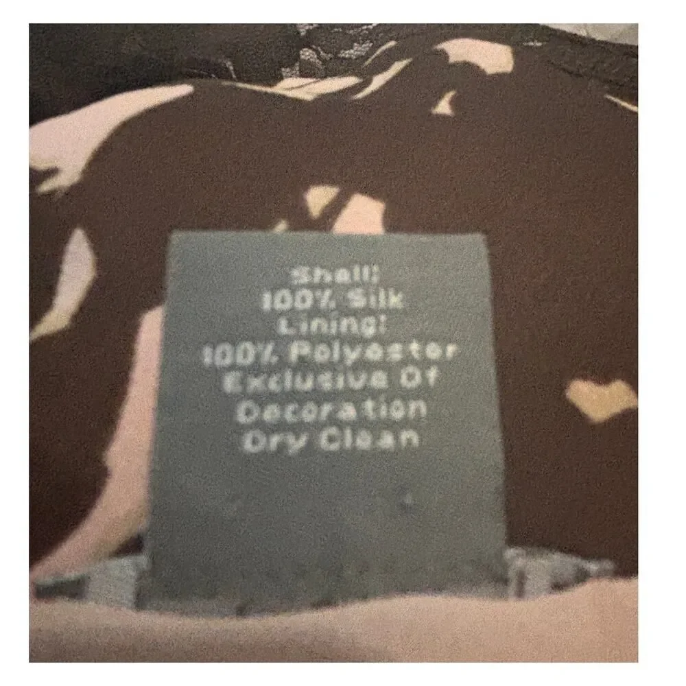 Ann Taylor Silk Floral Lace Sleeveless Camisole Size 6 - Picture 8 of 8